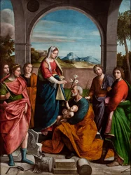 Die Heilige Familie und Heilige